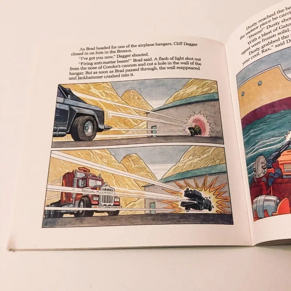 Vintage 1986 Mask Mission Meteor Golden Super Adventure Golden Book - Picture 12 of 14